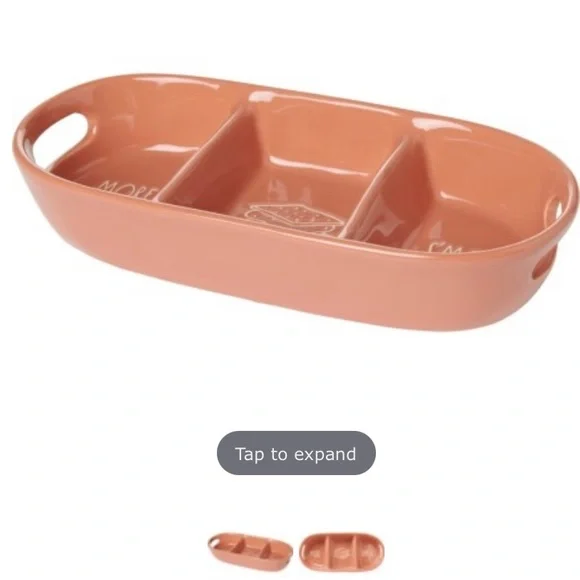 Rae Dunn s’more’s serving tray/plate - Picture 2 of 3